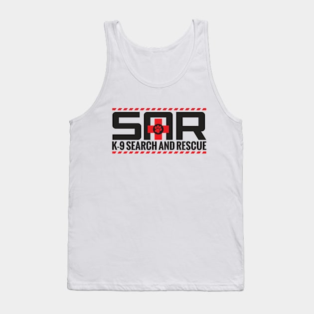 K-9 Search and Rescue Tank Top by Nartissima